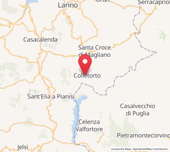 Map of Colletorto, Molise