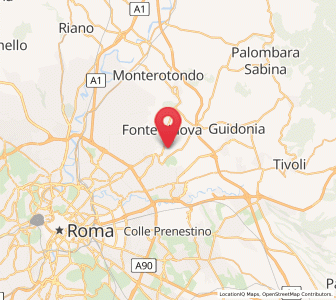 Map of Colleverde II, Lazio