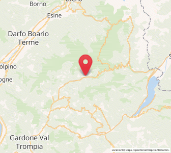 Map of Collio, Lombardy