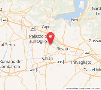 Map of Cologne, Lombardy