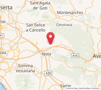 Map of Comiziano, Campania