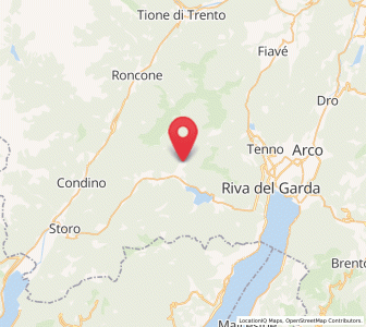Map of Concei, Trentino-Alto Adige