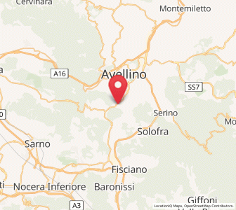 Map of Contrada, Campania