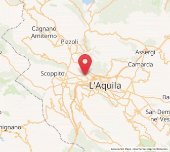 Map of Coppito, Abruzzo