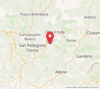 Map of Cornalba, Lombardy