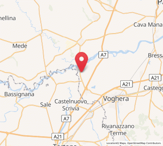 Map of Cornale, Lombardy