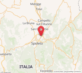 Map of Cortaccione, Umbria