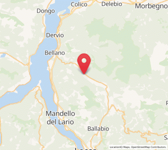 Map of Cortenova, Lombardy