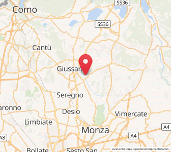 Map of Costa Lambro, Lombardy