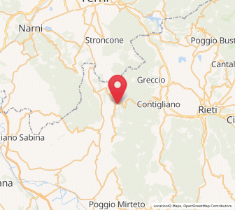 Map of Cottanello, Lazio