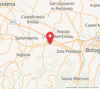 Map of Crespellano, Emilia-Romagna