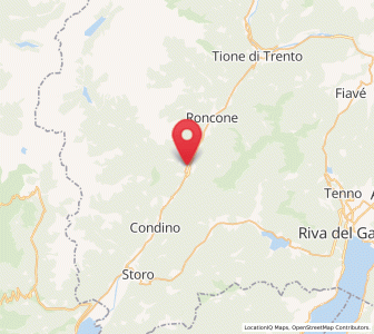 Map of Creto, Trentino-Alto Adige