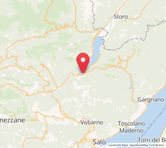 Map of Crone, Lombardy