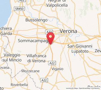 Map of Dossobuono, Veneto