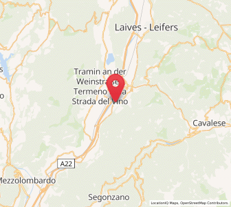 Map of Egna, Trentino-Alto Adige