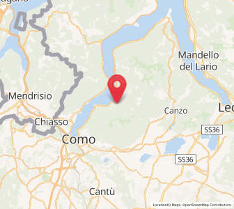 Map of Faggeto Lario, Lombardy
