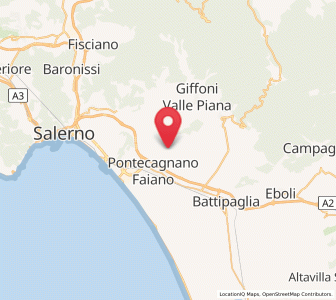 Map of Faiano, Campania