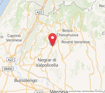 Map of Fane, Veneto