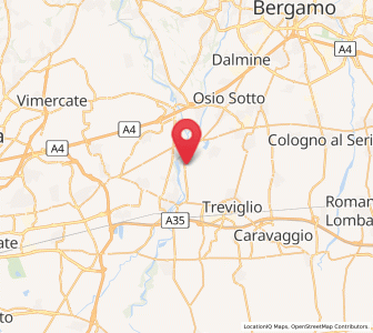 Map of Fara Gera d'Adda, Lombardy