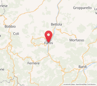 Map of Farini, Emilia-Romagna