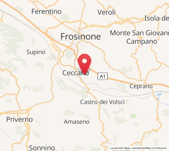 Map of Farneta, Lazio