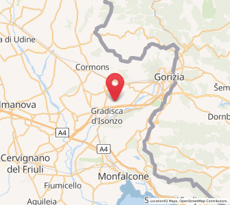 Map of Farra d'Isonzo, Friuli Venezia Giulia