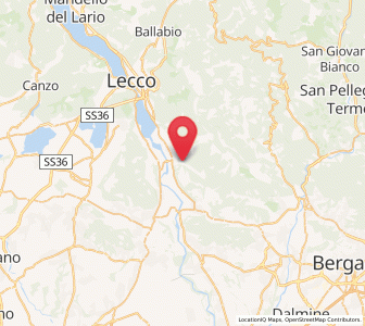 Map of Favirano, Lombardy