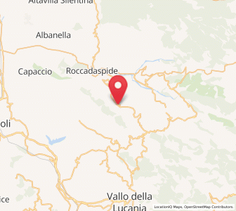 Map of Felitto, Campania