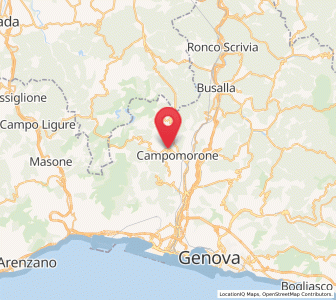 Map of Ferriera-Pontasso, Liguria