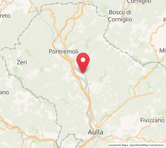 Map of Filattiera, Tuscany