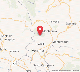 Map of Filignano, Molise