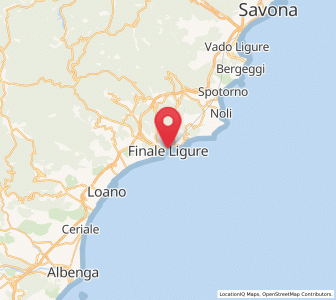 Map of Finale Ligure, Liguria