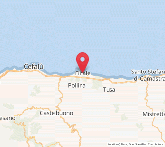 Map of Finale, Sicily