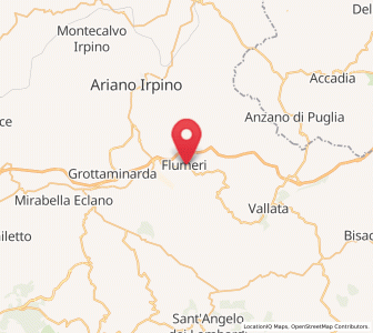 Map of Flumeri, Campania