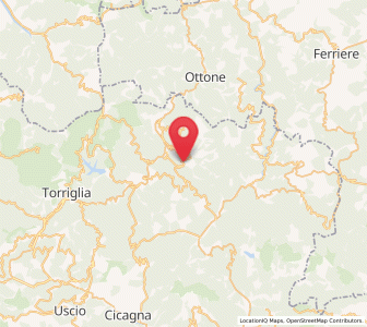 Map of Fontanigorda, Liguria