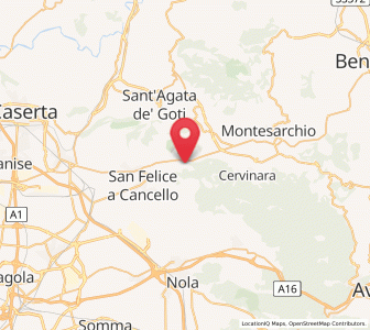 Map of Forchia, Campania