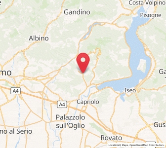 Map of Foresto Sparso, Lombardy