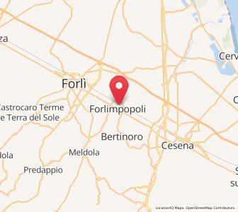 Map of Forlimpopoli, Emilia-Romagna