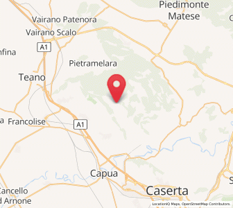 Map of Formicola, Campania