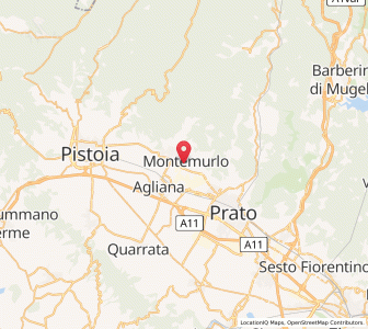 Map of Fornacelle, Tuscany