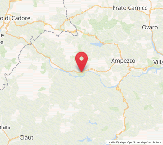Map of Forni di Sotto, Friuli Venezia Giulia