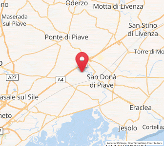 Map of Fossalta di Piave, Veneto