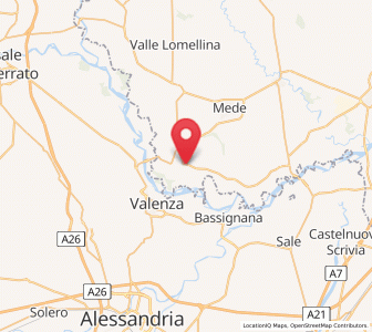 Map of Frascarolo, Lombardy