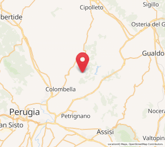 Map of Fratticiola Selvatica, Umbria