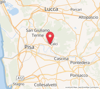Map of Gabella, Tuscany