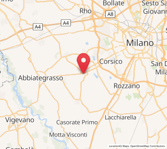 Map of Gaggiano, Lombardy