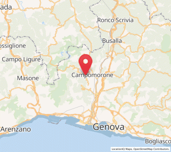 Map of Gaiazza, Liguria