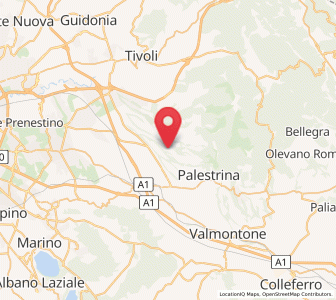 Map of Gallicano nel Lazio, Lazio
