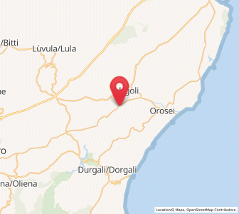 Map of Galtellì, Sardinia