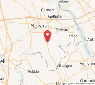 Map of Garbagna Novarese, Piedmont